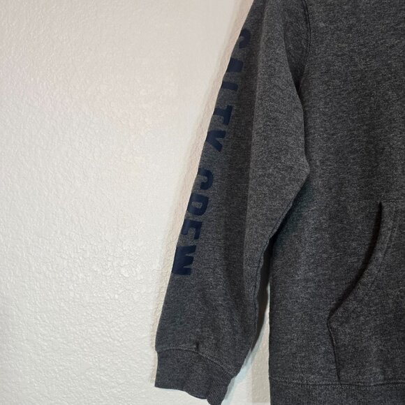 Salty Crew Pullover Hooded Sweatshirt Kids Large Gray Logo Long Sleeve Casual - Picture 5 of 12